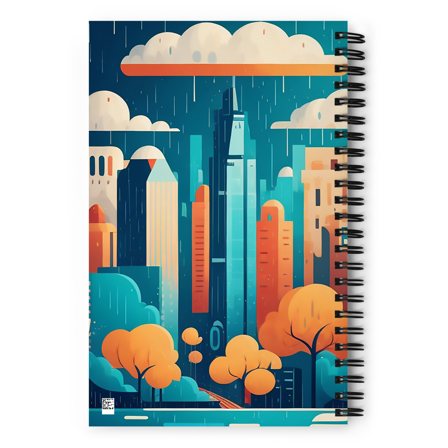 Rain-Kissed Cityscapes: A Notebook for the Creative Dreamers